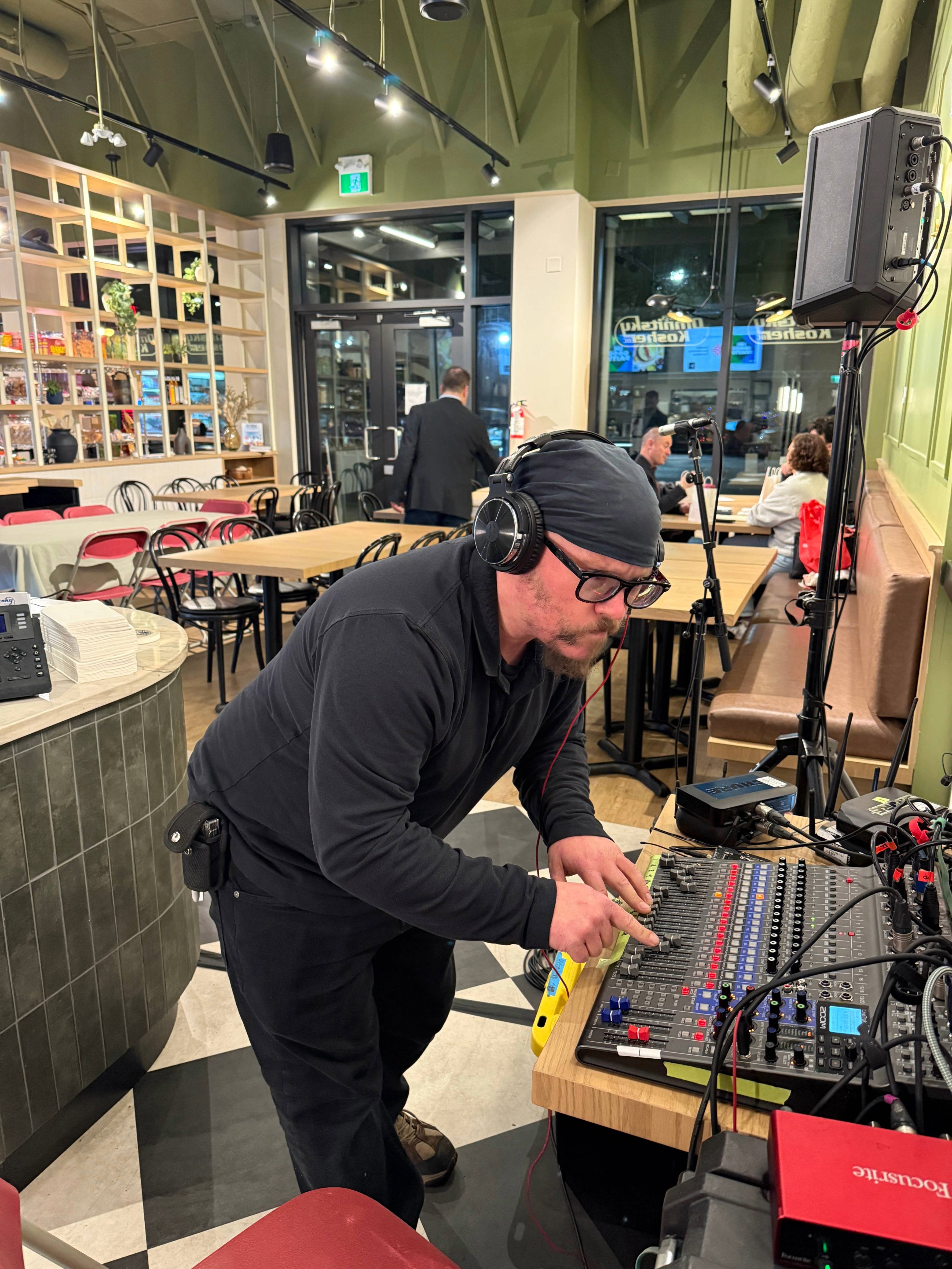 Studio-Quality Podcast Recording Inside a Vancouver Deli