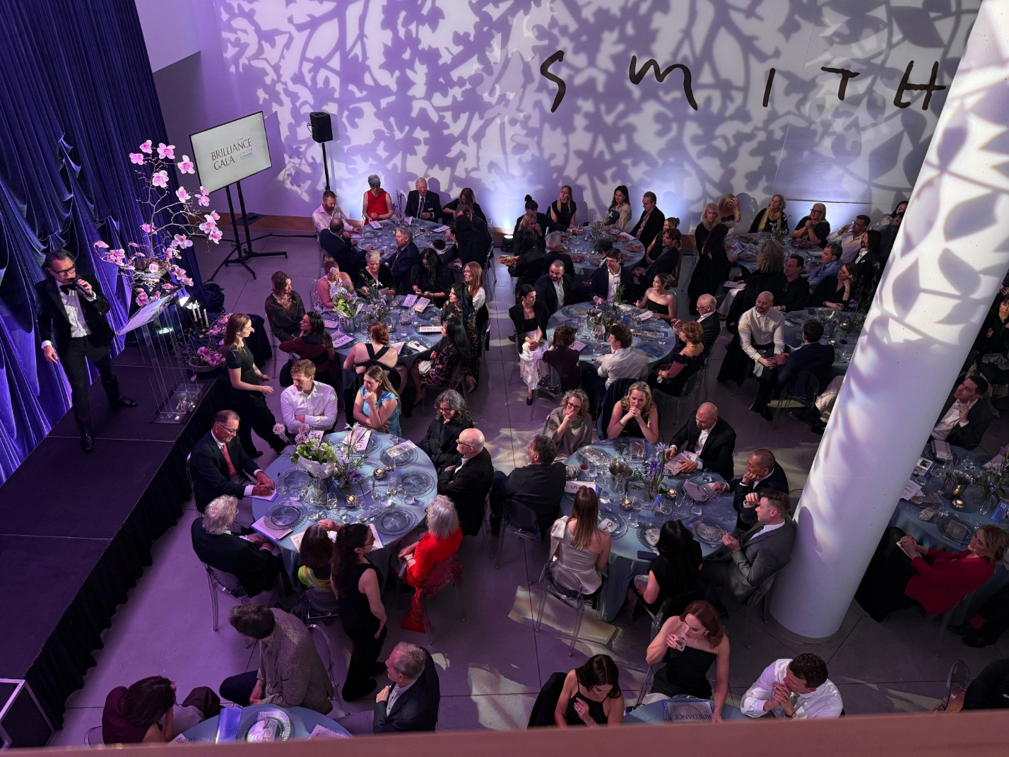 StreamCity AV setup for gala speeches and TV playback in a North Vancouver gallery