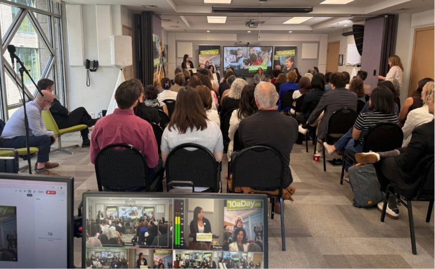 Multi-room conference setup with presentation and audiovisual support